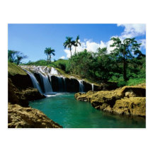 El Nicho Falls, Cuba Post Card