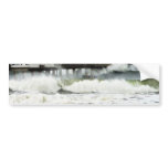 El Nino Waves Piers Ocean Seagulls Cafes Bumper Stickers