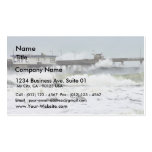 El Nino Waves Piers Ocean Seagulls Cafes Business Card