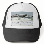 El Nino Waves Piers Ocean Seagulls Cafes Mesh Hat