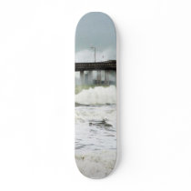 El Nino Waves Piers Ocean Seagulls Cafes Skateboards