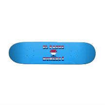 El Padre Número 1 in American Flag Colours Skateboards