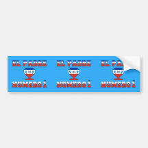 El Padre Número 1 - Number 1 Dad in Chilean Bumper Sticker