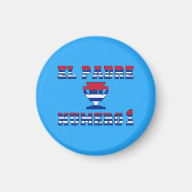 El Padre Número 1 - Number 1 Dad in Cuban Magnets