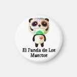 El Panda de Los Muertos Fridge Magnets