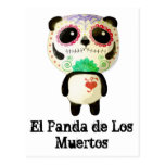 El Panda de Los Muertos Postcard