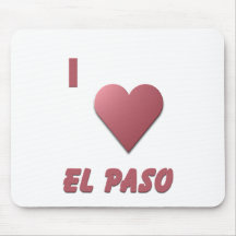 El Paso -- Burgundy Mousepads