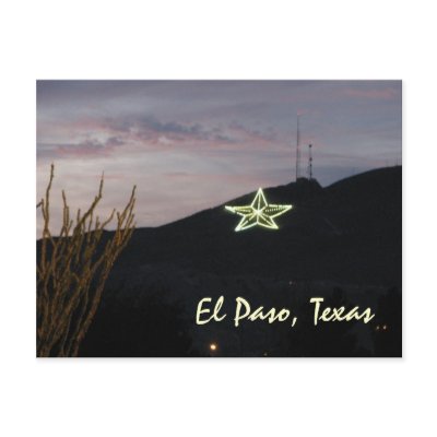 El Paso Star Postcard by aprmelton