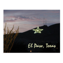 El Paso Star Postcard