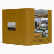 El_Paso TX, Franklin_Mountain 3 Ring Binder