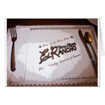 El Rancho Hotel Card