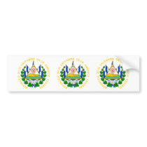 El Salvador Coat of Arms Bumper Sticker