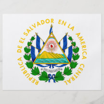 El Salvador Coat of Arms Custom Flyer