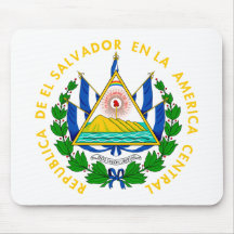 El Salvador Coat of Arms Mousepad
