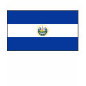 El Salvador Flag and Map T-Shirt
