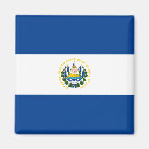 El Salvador Flag Magnet