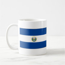 El Salvador Flag ~ Map Mug