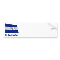 El Salvador Waving Flag with Name