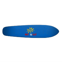 El Sol - The Sun in Peruvian Summer Vacation Custom Skate Board
