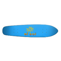 El Sol The Sun in Spanish Summer Vacation Skateboard