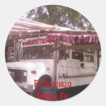 EL Taconazo Autocollants Ronds