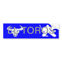 El Toros goalie bumper sticker