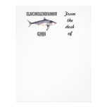 Elasmobranchologist Inside (Great White Shark) Customized Letterhead