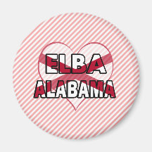 Elba, Alabama Refrigerator Magnet