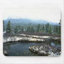 Elbow Pass after an early snow, Rocky Mountains, C Mousepads