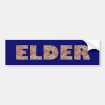elder auto aufkleber