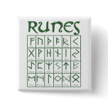 Elder Futhark Runes Pinback Button