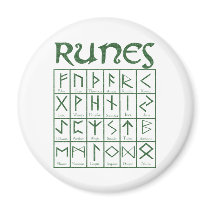 Elder Futhark Runes Magnet