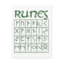 Elder Futhark Runes Postcards