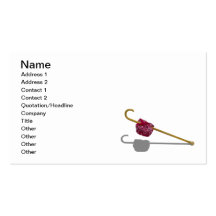 Elderly Get Away Kit Business Card Templates