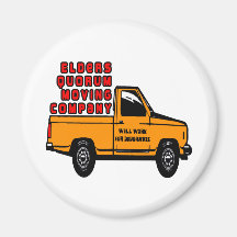 Elders Quorum Moving Company Fridge Magnet