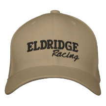Eldridge Racing Flex Fit Hat Embroidered Baseball Cap