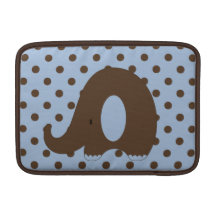 Ele n Friends Elephant MacBook Air Sleeve Blue