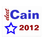 Elect Cain 2012 Post Card