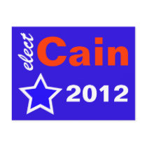 Elect Cain 2012 Post Cards
