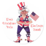 Election 2008 Envelope Sticker