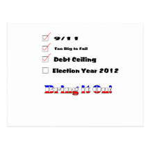 Election 2012 Checklist Postcard