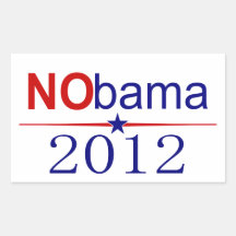 Élection 2012 de NObama Autocollant En Rectangle