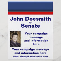 Election Campaign Flyer Temp-late