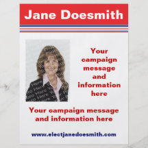 Election Campaign Flyer Template