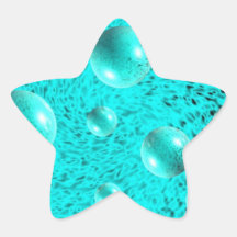 Electric Blue Bubble Sticker