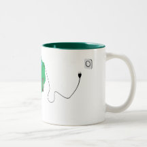 Electric car coffee mug