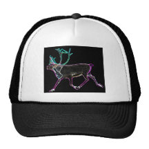 Electric Caribou Trucker Hats
