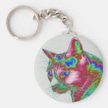 Electric Cat Key Chains