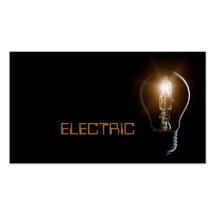 Electric, Electrician Business Card