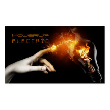 Electric, Electrician, Electricity Business Card